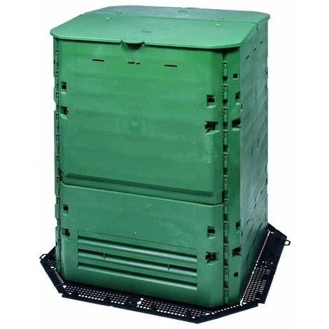 Graf KIT Composteur Thermo-king Vert + Grille De Fond - 600L 2 Graf KIT Composteur Thermo-king Vert + Grille De Fond - 600L – Image 2