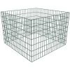 VIDAXL Composteur De Jardin Carré En Maille 100 X 100 X 70 Cm - Vert