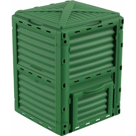 Composteur Gardiun New Organic 300 L 60x60x82 Cm Polypropylène Recyclé 1 Composteur Gardiun New Organic 300 L 60x60x82 Cm Polypropylène Recyclé