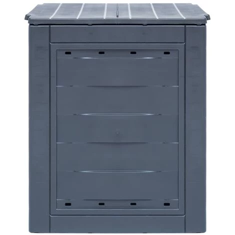 VidaXL Composteurs De Jardin 3 Pcs Gris 60x60x73 Cm 780 L - Gris 3 VidaXL Composteurs De Jardin 3 Pcs Gris 60x60x73 Cm 780 L - Gris – Image 3