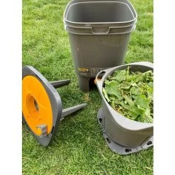 Préparateur D'engrais / Purin Maison BIOMIX - HOZELOCK 2028 0000 - Solution écologique Pour Fertiliser Vos Plantes - Garantie 2 Ans - Gris -Compostage Soldes 18413150 4