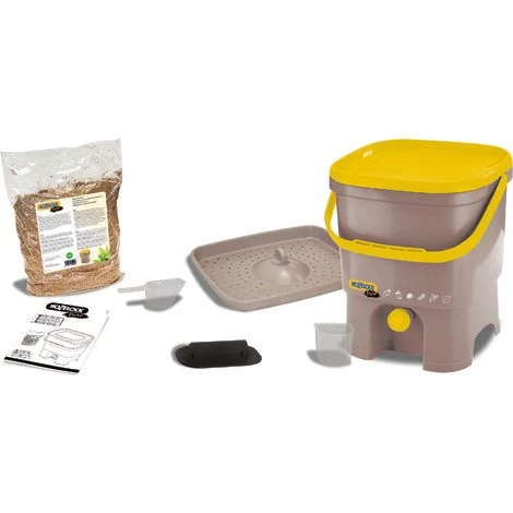 Composteur De Cuisine Bokashi - HOZELOCK 4193 0000 - Garantie 2 Ans - Gris 2 Composteur De Cuisine Bokashi - HOZELOCK 4193 0000 - Garantie 2 Ans - Gris – Image 2