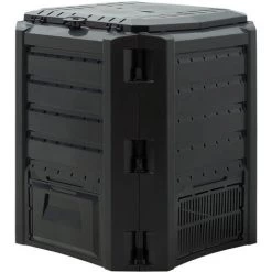 DEUBA Composteur Pour Jardin Déchets Température élevée Pour Humus 380/800/1200/1600L 380 L (en)