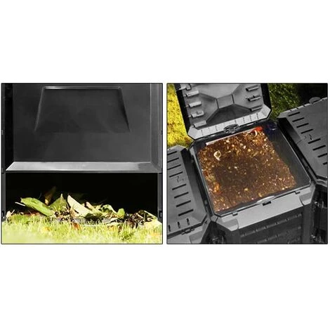 DEUBA Composteur Pour Jardin Déchets Température élevée Pour Humus 380/800/1200/1600L 380 L (en) 5 DEUBA Composteur Pour Jardin Déchets Température élevée Pour Humus 380/800/1200/1600L 380 L (en) – Image 5