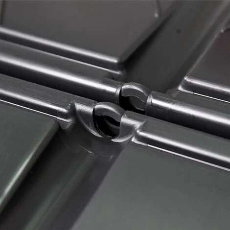 VidaXL Composteur De Jardin Noir 68,9x68,9x83,9 Cm 360 L - Noir 5 VidaXL Composteur De Jardin Noir 68,9x68,9x83,9 Cm 360 L - Noir – Image 5