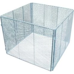 HADRA Composteur Galvanisé 100 X 80 X 100 Cm