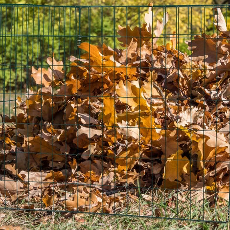 Relaxdays Composteur Métallique, Jeu De 3, Bio Jardin, Bac Compostage Pour Des Feuilles Mortes, 560 Litres, Vert Foncé 2 Relaxdays Composteur Métallique, Jeu De 3, Bio Jardin, Bac Compostage Pour Des Feuilles Mortes, 560 Litres, Vert Foncé – Image 2