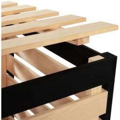 IDMARKET Bac De Compostage En Bois 360L - Naturel -Compostage Soldes 25086437 4