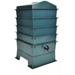 Hommoo Lombricomposteur 4 Plateaux 42 X 42 X 60 Cm HDV26200