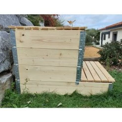 MULTITANKS Composteur évolutif En Bois Naturel De 570 Litres -Compostage Soldes 26114570 4