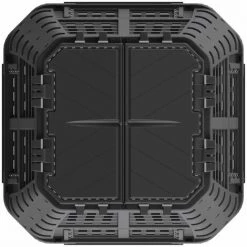 TRUE DEAL Composteur De Jardin Noir 93,3x93,3x80 Cm 480 L 8 TRUE DEAL Composteur De Jardin Noir 93,3x93,3x80 Cm 480 L -Compostage Soldes 26123441 4