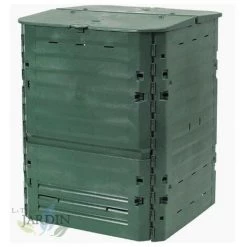 SUINGA Composteur Thermique En Polyéthylène 400 Litres 74x74x84 Cm