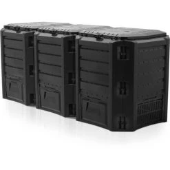 Nature Bac à Compost Noir 1200 L - Noir -Compostage Soldes 2824873 3