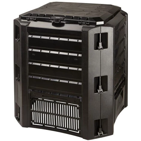 PROSPERPLAST Composteur Compogreen 220L Noir 75,3x61x61 Cm - Noir 1 PROSPERPLAST Composteur Compogreen 220L Noir 75,3x61x61 Cm - Noir