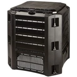 PROSPERPLAST Composteur Compogreen 320L Noir 80x70x70 Cm - Noir