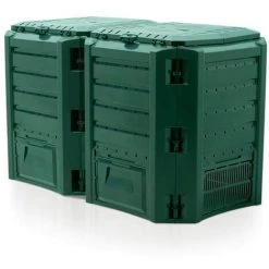 PROSPERPLAST Composteur Compogreen 800L Vert 82,6x135x71,9 Cm - Vert