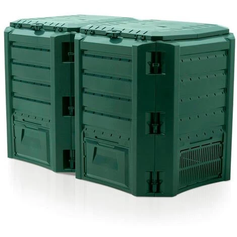 PROSPERPLAST Composteur Compogreen 800L Vert 82,6x135x71,9 Cm - Vert 1 PROSPERPLAST Composteur Compogreen 800L Vert 82,6x135x71,9 Cm - Vert