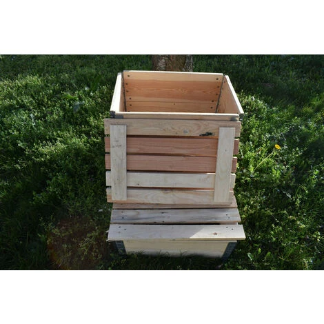 MULTITANKS Composteur évolutif En Bois Naturel De 192 Litres 800x600mm 4 MULTITANKS Composteur évolutif En Bois Naturel De 192 Litres 800x600mm – Image 4