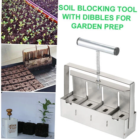 HAPPYSHOPPING KKmoon Outils De Plantation De Jardin Et De Culture De Legumes Bloc De Terre Faisant Un Bloc De Sol De 2 × 2 Pouces Avec Une Pelle A Trous 4 HAPPYSHOPPING KKmoon Outils De Plantation De Jardin Et De Culture De Legumes Bloc De Terre Faisant Un Bloc De Sol De 2 × 2 Pouces Avec Une Pelle A Trous – Image 4