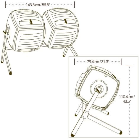 Lifetime Double Composteur 378L 5 Lifetime Double Composteur 378L – Image 5