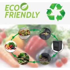 STARK Composteur De Jardin En Extérieur En Plastique 300 Litres Humus -Compostage Soldes 33833554 5