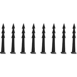 HILLVERT Composteur De Jardin Modulaire Bac De Compostage Rapide D'Extérieur Noir 1260 L - Noir -Compostage Soldes 35636730 5