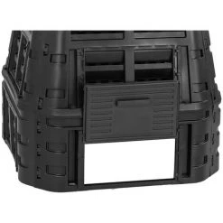 HILLVERT Composteur De Jardin Bac De Compostage Rapide D'Extérieur Plastique Noir 740 L - Bleu, Argent, Noir -Compostage Soldes 35636741 3