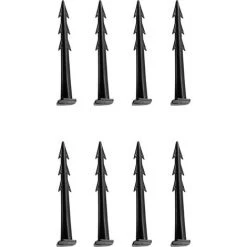 HILLVERT Composteur De Jardin Bac De Compostage Rapide D'Extérieur Plastique Noir 480 L - Noir -Compostage Soldes 35636743 5