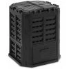 HILLVERT Composteur De Jardin Bac De Compostage Rapide D'Extérieur Plastique Noir 360 L - Noir