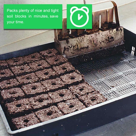 HAPPYSHOPPING Outil De Blocage De Sol Pour Bloqueur De Sol Portable De 2 Pouces Avec Plantoirs Planteurs Pour La Preparation Du Jardin,modele:Noir Noir 5 HAPPYSHOPPING Outil De Blocage De Sol Pour Bloqueur De Sol Portable De 2 Pouces Avec Plantoirs Planteurs Pour La Preparation Du Jardin,modele:Noir Noir – Image 5