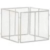 ASUPERMALL Composteur De Jardin 85x85x70 Cm Fer Galvanise