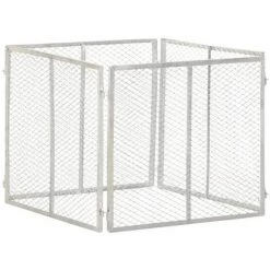 ASUPERMALL Composteur De Jardin 85x85x70 Cm Fer Galvanise