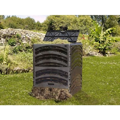 Composteur Compost'éco Noir 650 L - Bellijardin - Noir 2 Composteur Compost'éco Noir 650 L - Bellijardin - Noir – Image 2