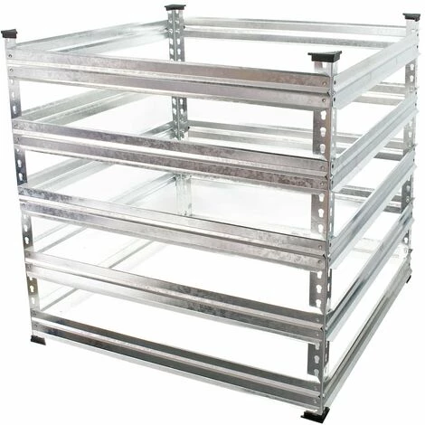 HELLOSHOP26 Composteur De Jardin Métal 100 X 90 X 90 Cm 900 Litres Recyclage Bac à Compost - Métal 1 HELLOSHOP26 Composteur De Jardin Métal 100 X 90 X 90 Cm 900 Litres Recyclage Bac à Compost - Métal