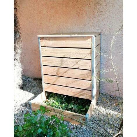 MON PETIT POTAGER Composteur à Accès Direct Grand Modèle - Bois - 80cm X 75cm X 98cm 2 MON PETIT POTAGER Composteur à Accès Direct Grand Modèle - Bois - 80cm X 75cm X 98cm – Image 2