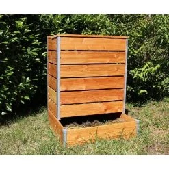 MON PETIT POTAGER Composteur à Accès Direct Grand Modèle - Bois - 80cm X 75cm X 98cm 7 MON PETIT POTAGER Composteur à Accès Direct Grand Modèle - Bois - 80cm X 75cm X 98cm -Compostage Soldes 50681684 3