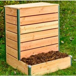 MON PETIT POTAGER Composteur à Accès Direct Grand Modèle - Bois - 80cm X 75cm X 98cm 8 MON PETIT POTAGER Composteur à Accès Direct Grand Modèle - Bois - 80cm X 75cm X 98cm -Compostage Soldes 50681684 4
