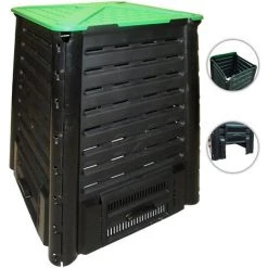 BELLIJARDIN Composteur Compo'Fast 600 Litres - Noir