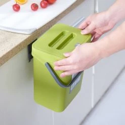 Bac à Compost De Cuisine Avec Couvercle Hermétique Amovible Eau à Compost Poubelle Compost Cuisine Macaron -Compostage Soldes 51608195 4