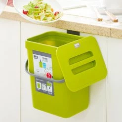 Bac à Compost De Cuisine Avec Couvercle Hermétique Amovible Eau à Compost Poubelle Compost Cuisine Macaron -Compostage Soldes 51608195 5