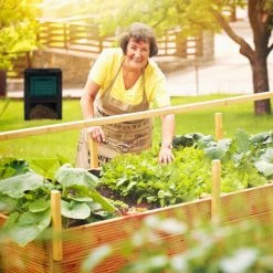 Relaxdays Composteur De Jardin, 230L, Plastique, Activateur De Compost Déchets Cuisine Et Jardin, HLP: 80x60x57 Cm, Noir -Compostage Soldes 52564566 4