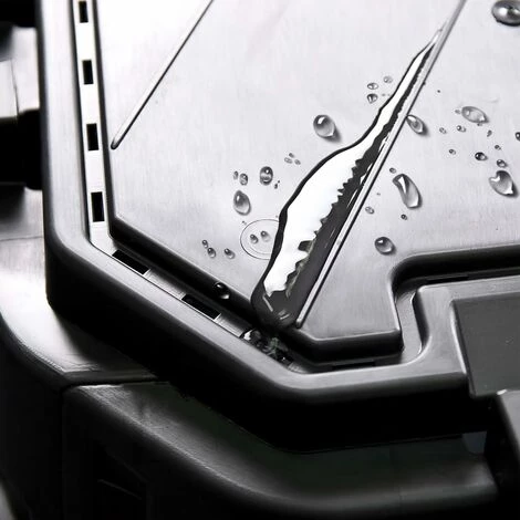 Hommoo Composteur De Jardin Noir 68,9x68,9x83,9 Cm 360 L 2 Hommoo Composteur De Jardin Noir 68,9x68,9x83,9 Cm 360 L – Image 2