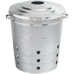 GUILLOUARD Bac Multi-usages Composteur Acier 110 Litres Gris - Gris