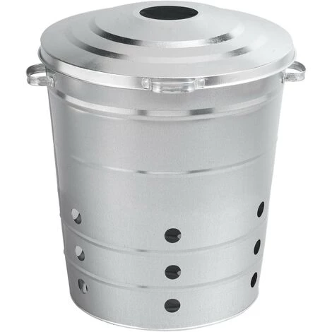 GUILLOUARD Bac Multi-usages Composteur Acier 110 Litres Gris - Gris 1 GUILLOUARD Bac Multi-usages Composteur Acier 110 Litres Gris - Gris