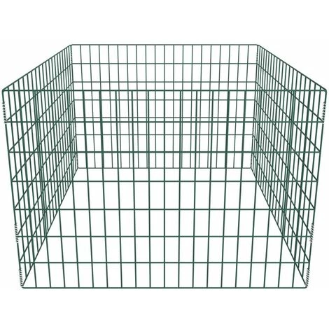 NOVA 100 X 70 Cm De Jardin Carré Bac à Compost Carré En Maille De Jardin 100 X 100 X 70 Cm 2 NOVA 100 X 70 Cm De Jardin Carré Bac à Compost Carré En Maille De Jardin 100 X 100 X 70 Cm – Image 2