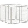 INLIFE Composteur De Jardin 85x85x70 Cm Fer Galvanisé