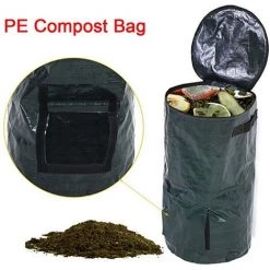 CHANCEY Sacs De Compost De Jardin,SEMAket Composteur, Poubelle à Compost Sacs à DéChets De Jardin Avec PoignéEs, Pliable Et RéUtilisable, Bac à Compost Organique éCologique Avec Adapté à La Cuisine, Au Jardin