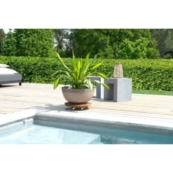 Louis Moulin Roule Plante BOIS Rond Naturel - 45 Cm - Bois -Compostage Soldes 61063675 5