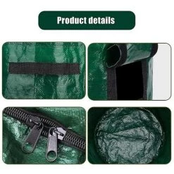 ILOVEMILAN Sacs à Compost, Poubelle à Compost, Sacs à Déchets De Jardin Poubelle À Compost Avec Poignées, Pliables Et Réutilisables 35x60cm -Compostage Soldes 61070296 5