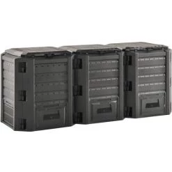 FIMEI Composteur De Jardin Noir 1200 L 8 FIMEI Composteur De Jardin Noir 1200 L -Compostage Soldes 61379593 4